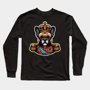 King Queen French bulldog Long Sleeve T-Shirt